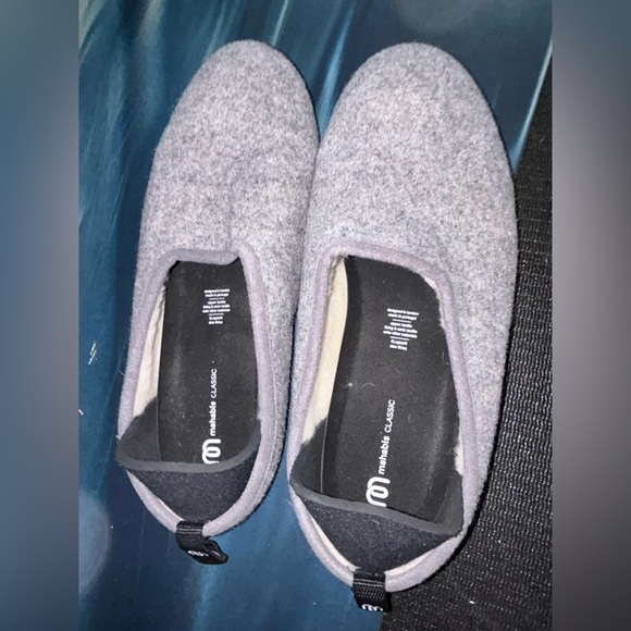 Lightly used Mahabis Classic Gray Slippers size 44Eu - Picture 1 of 7